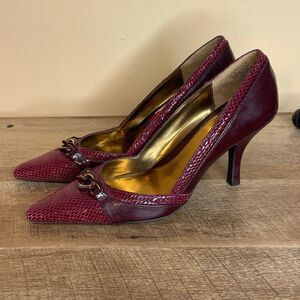 Circa Joan & David 'Sartada' burgundy heel 10M women’s shoes